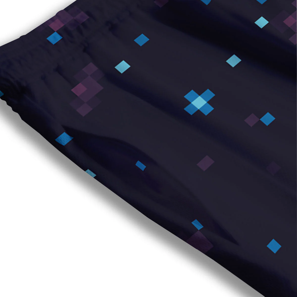 Pixel 8 Bit  Meteorite Burnning Print Mesh Shorts - Image 3