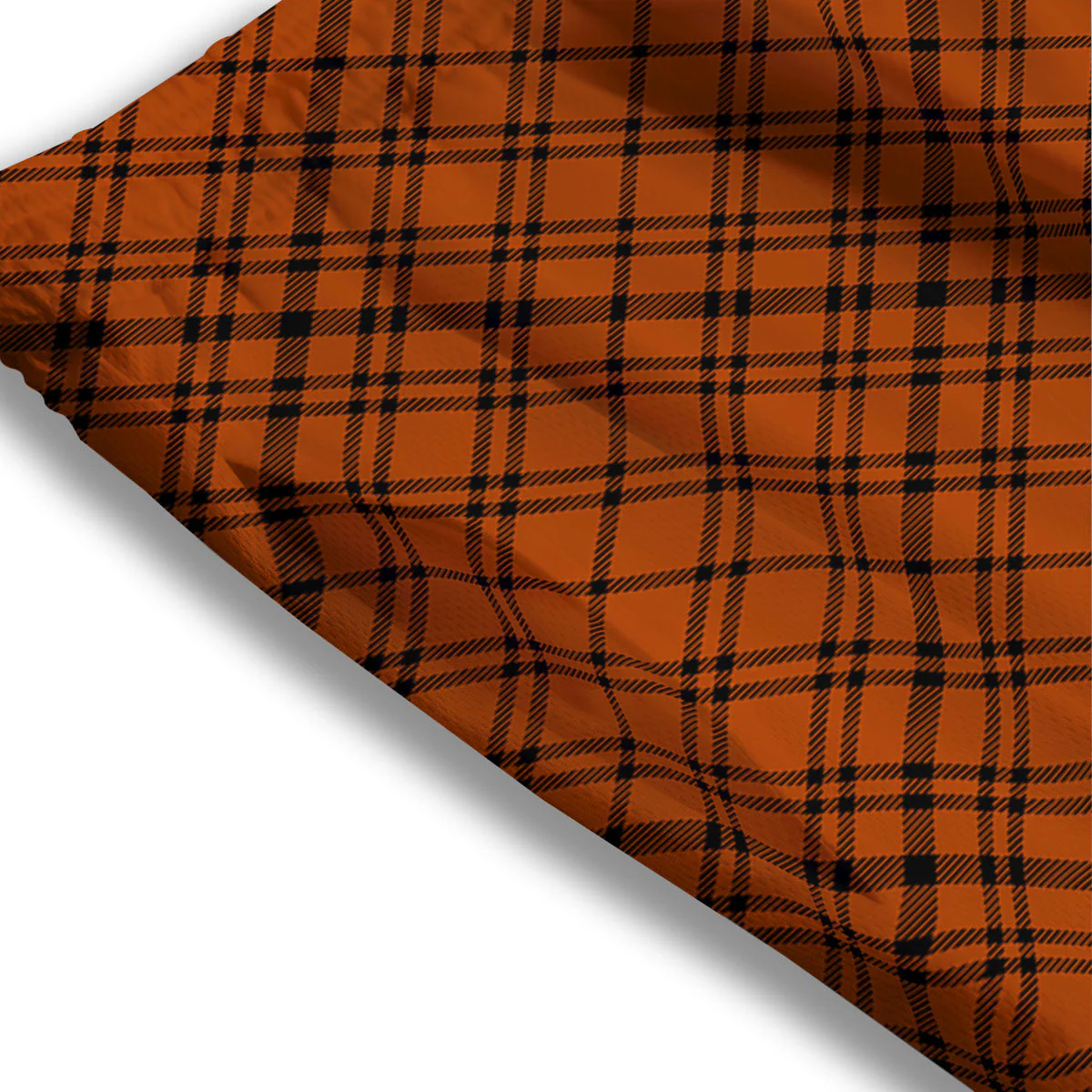 Plaid Halloween Print Pattern Mesh Shorts - Image 3