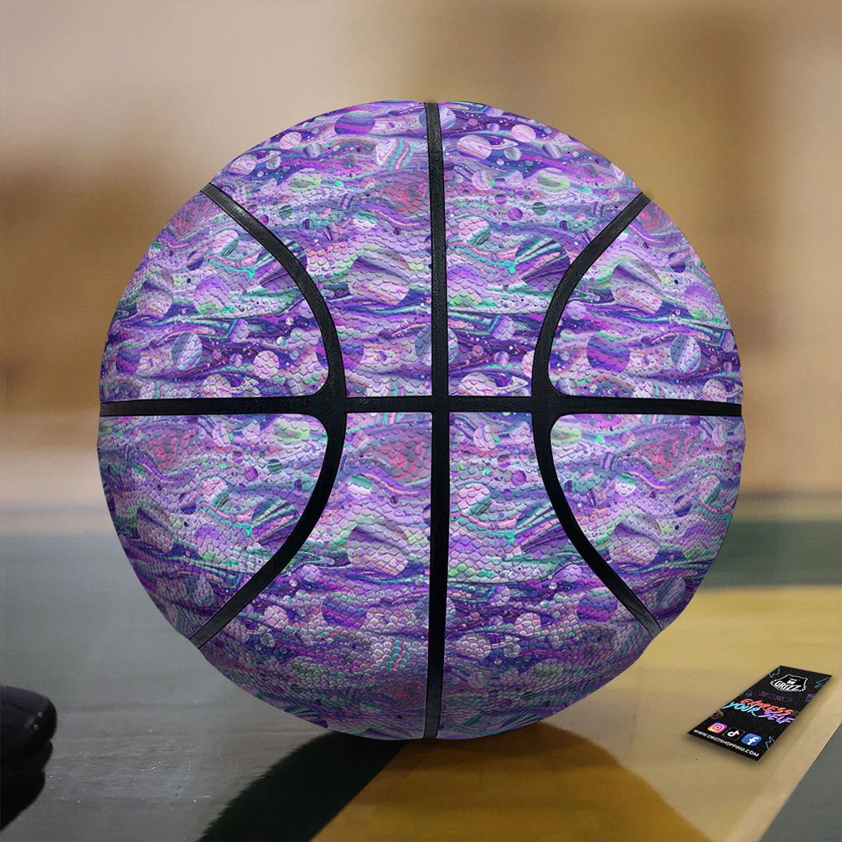 Planets Fantasy Print Pattern Basketball