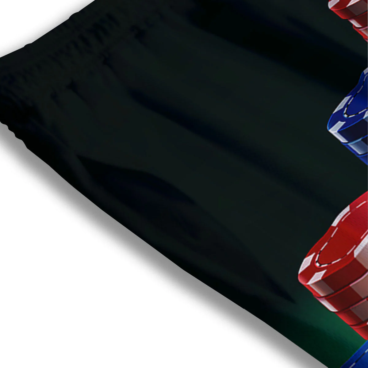 Poker Chips Print Mesh Shorts - Image 3
