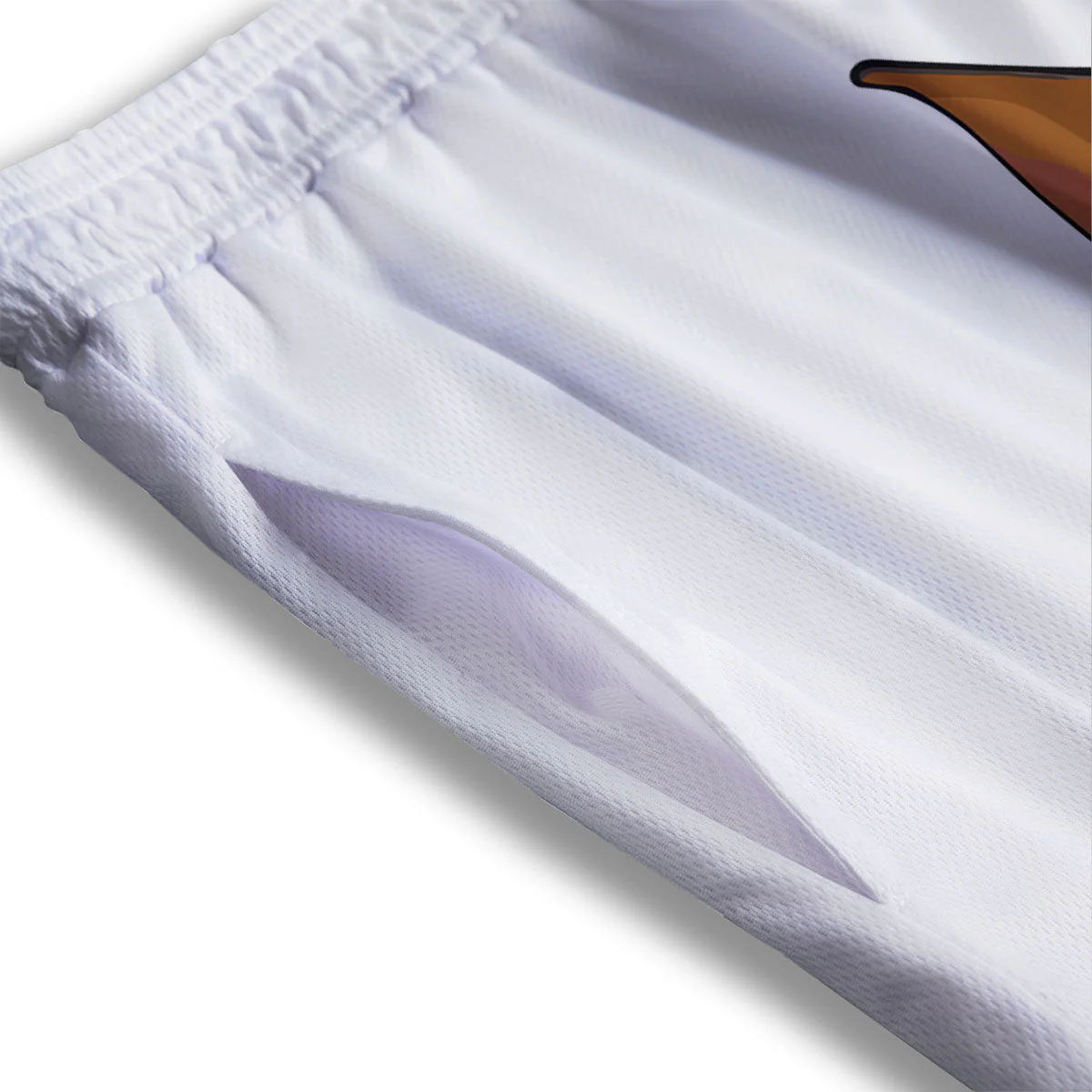 Portrait Dobermann Print Mesh Shorts - Image 3