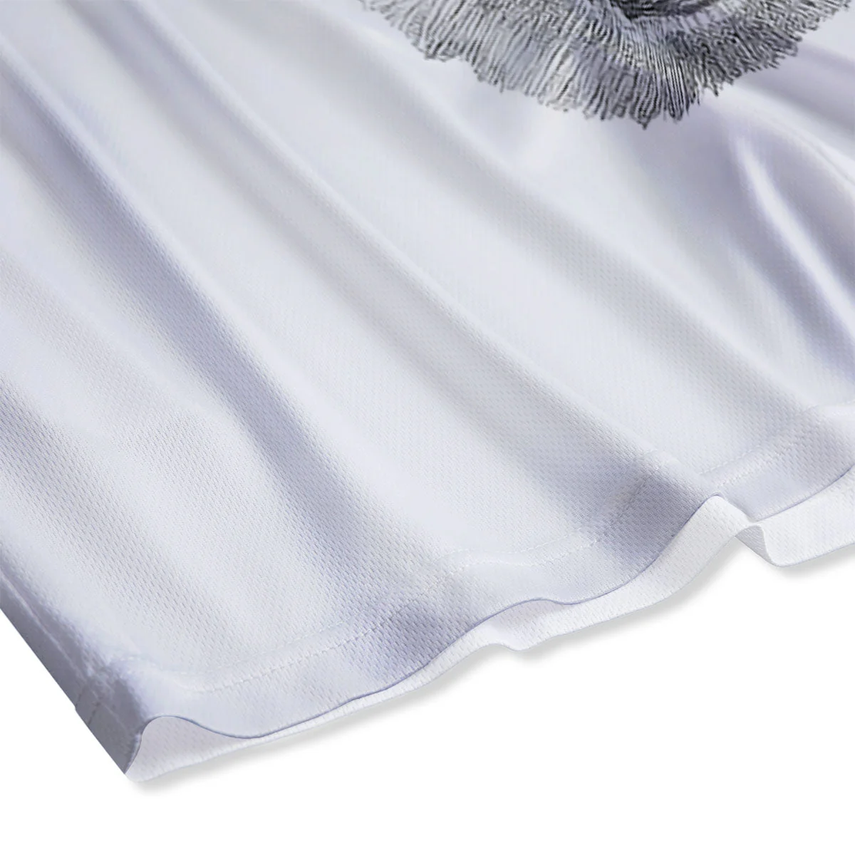 Portrait Dog German Shepherd Print Mesh Shorts - Image 4