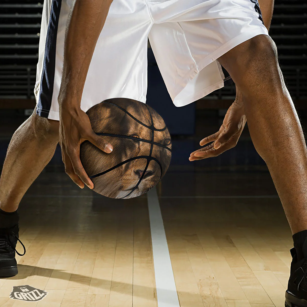 Portrait Leo Print Basketball - Image 3