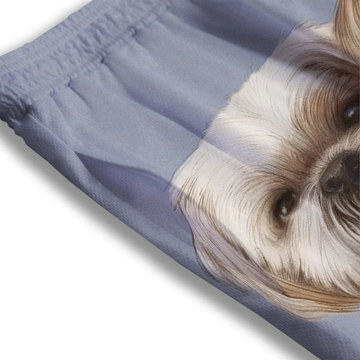 Portrait Shih Tzu Print Mesh Shorts - Image 3