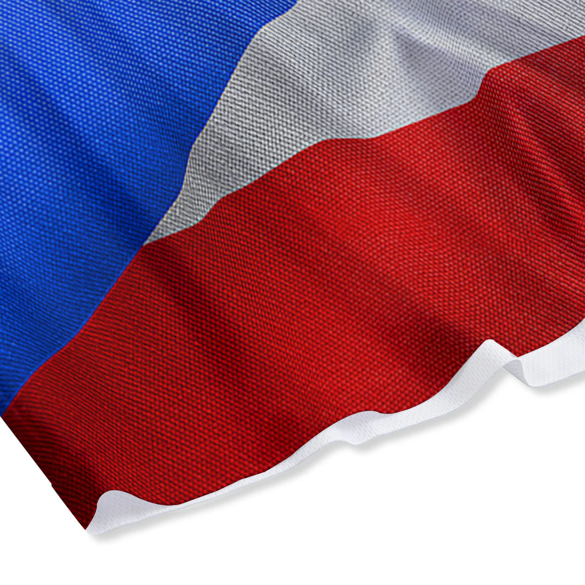 Puerto Rican Wrinkled Flag Print Mesh Shorts - Image 4