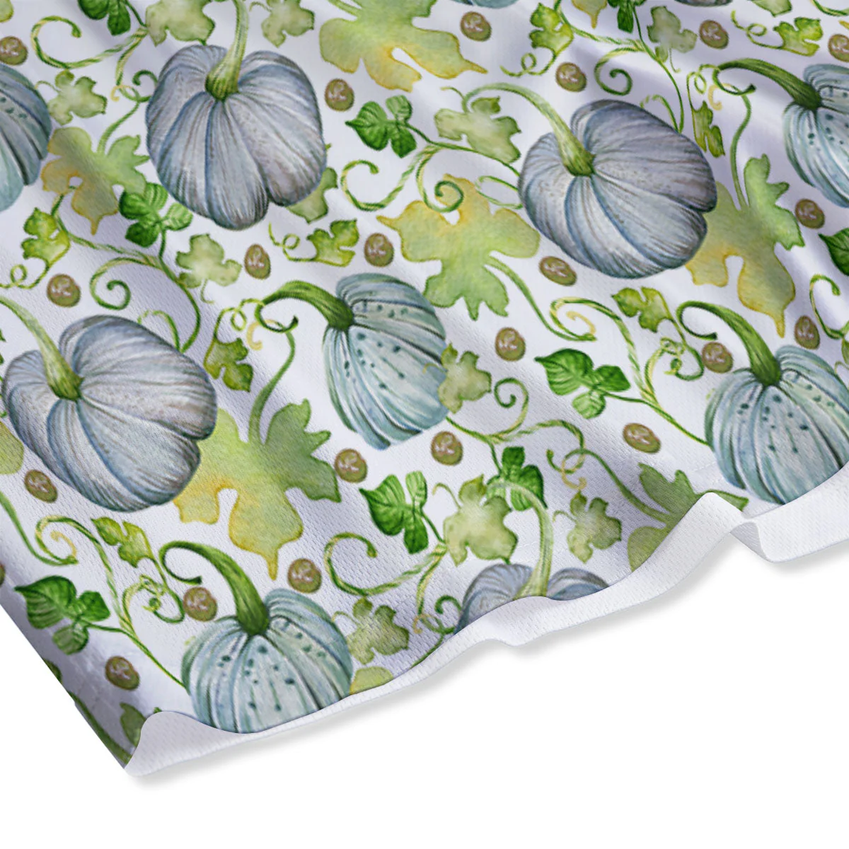 Pumpkin Green Print Pattern Mesh Shorts - Image 4