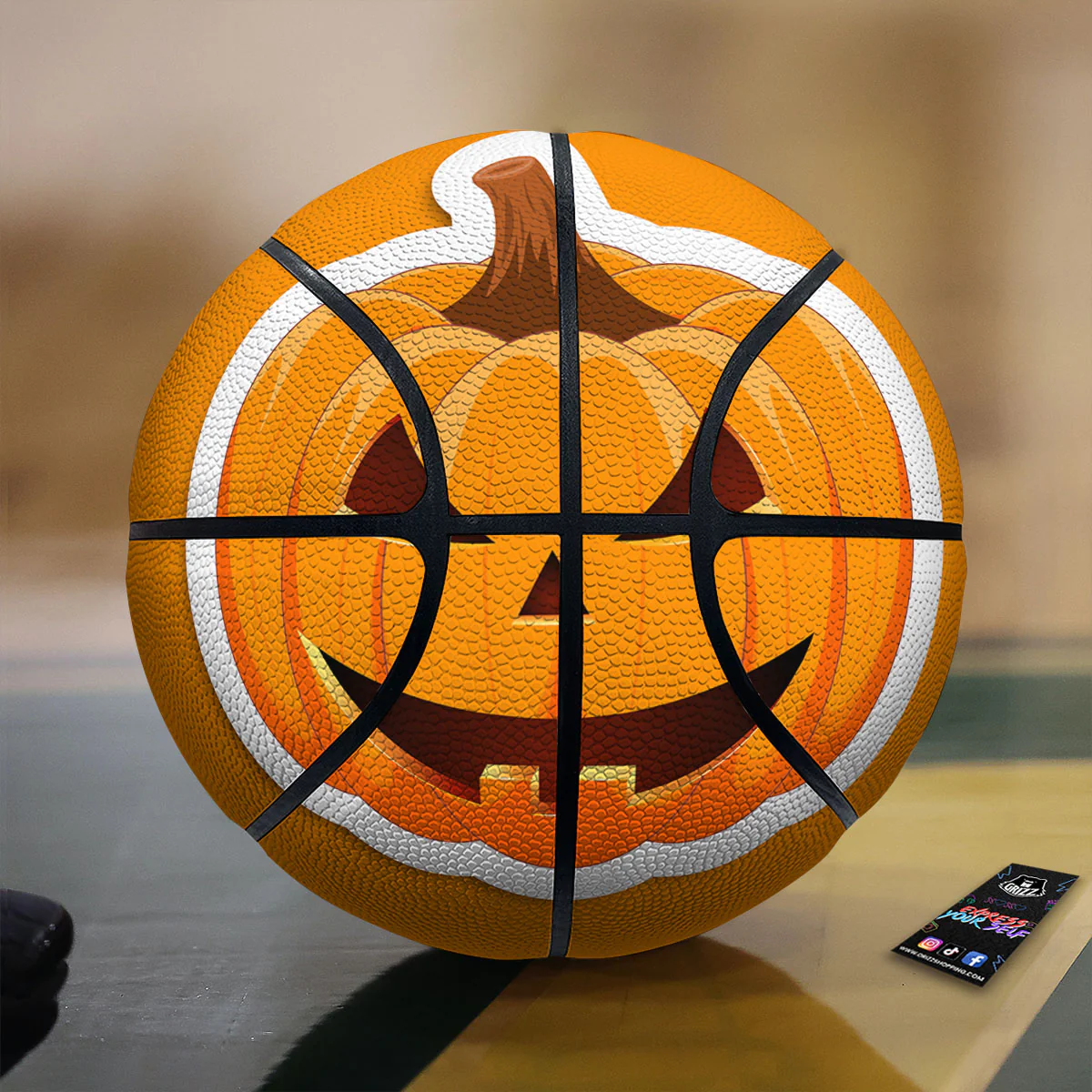Pumpkin Print Basketball