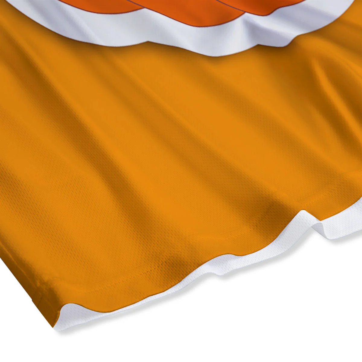 Pumpkin Print Mesh Shorts - Image 4