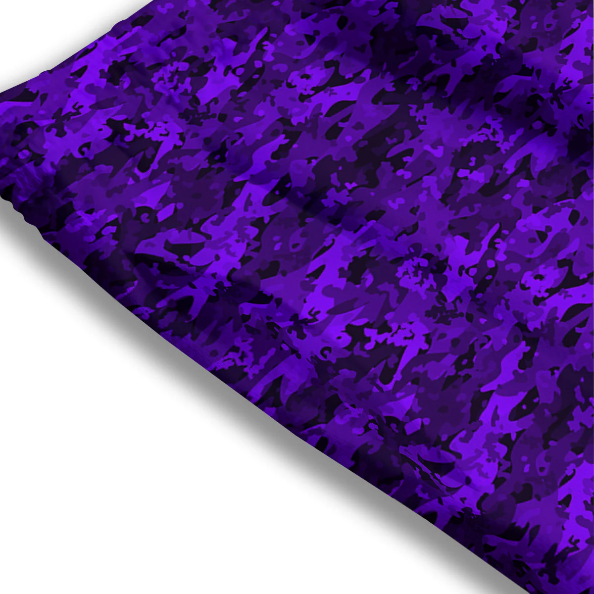 Purple Camouflage Dark Print Mesh Shorts - Image 3