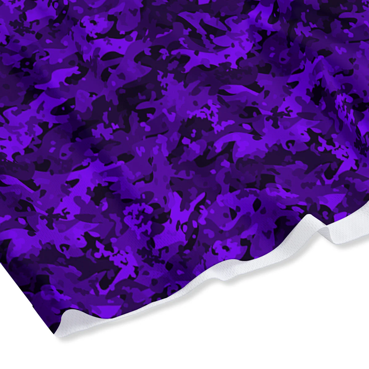 Purple Camouflage Dark Print Mesh Shorts - Image 4