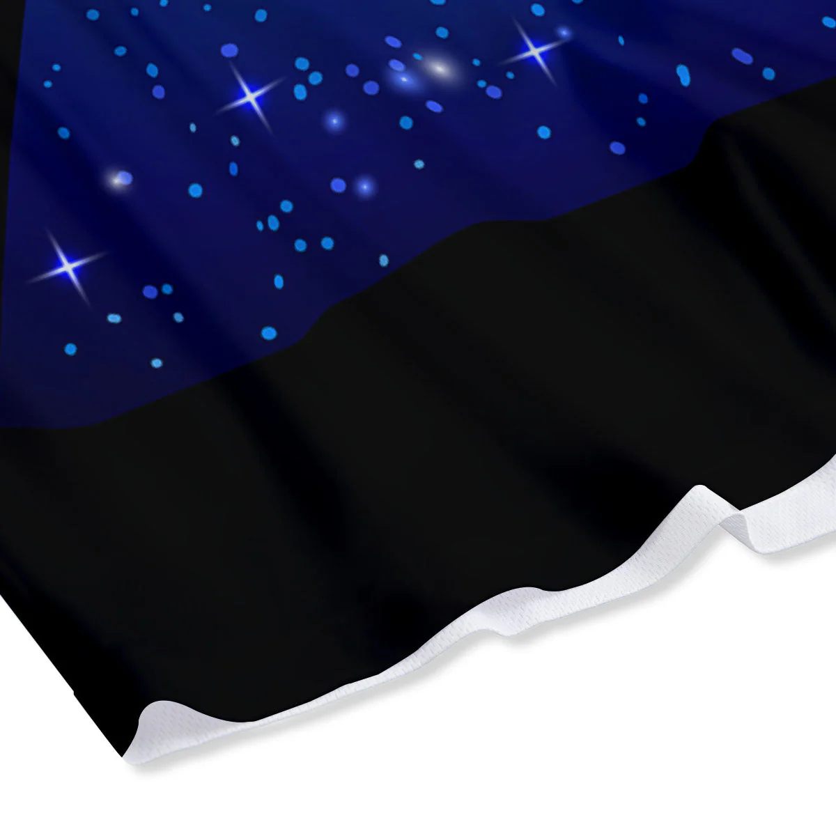 Pyramid Galaxy Print Mesh Shorts - Image 4