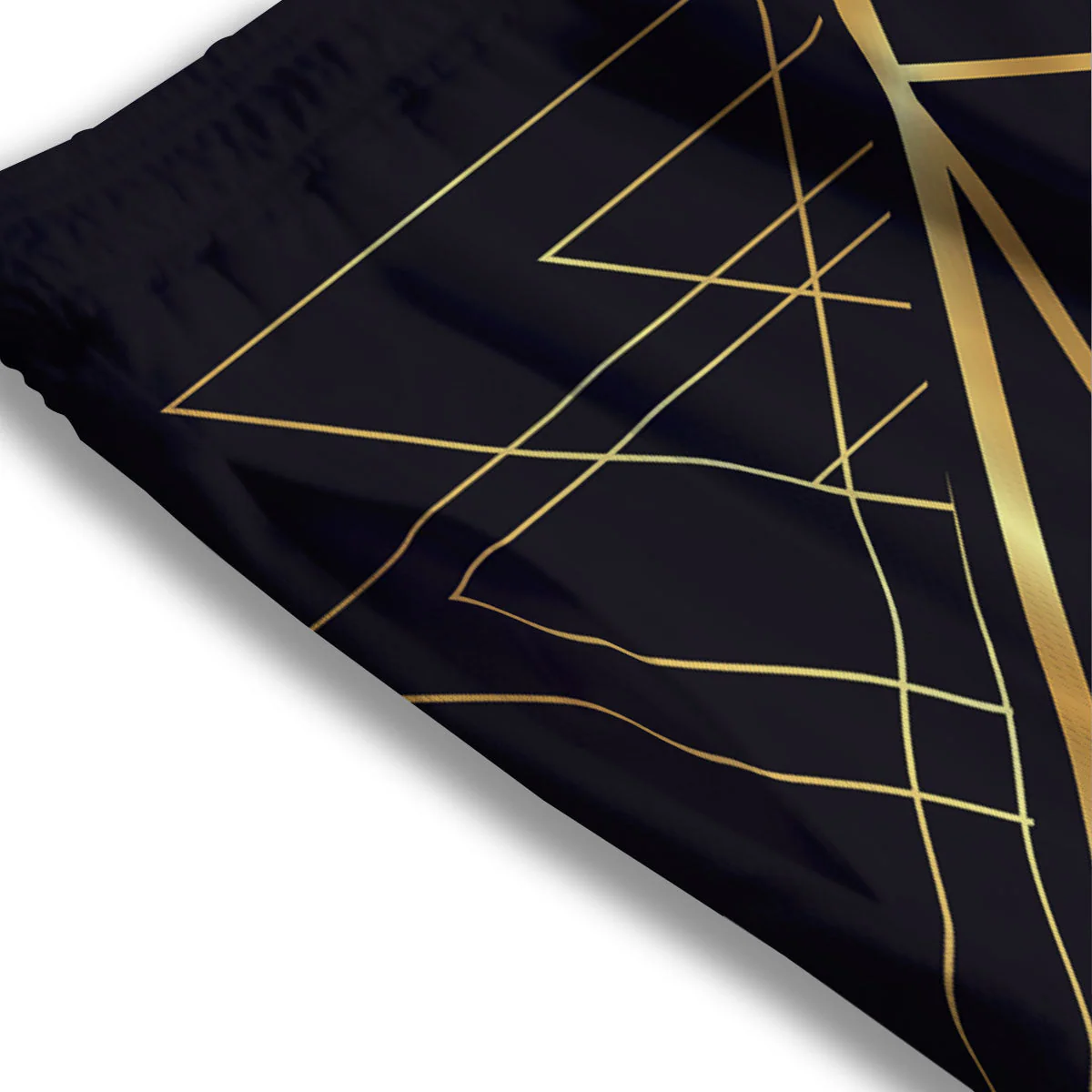 Pyramid Rose Print Mesh Shorts - Image 3