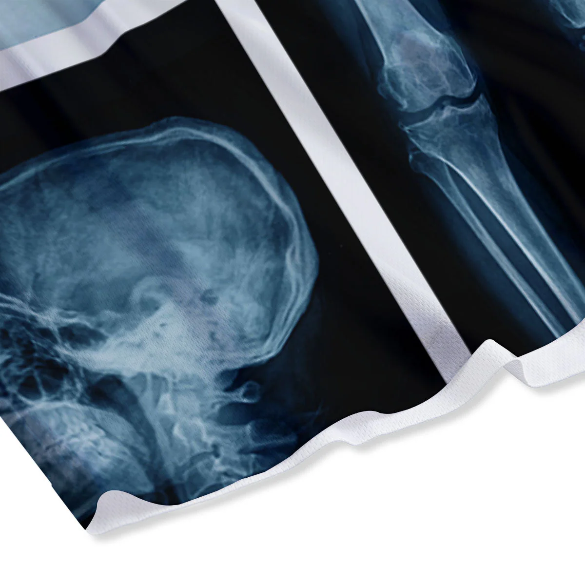 Radiology X-Ray Film Print Mesh Shorts - Image 4