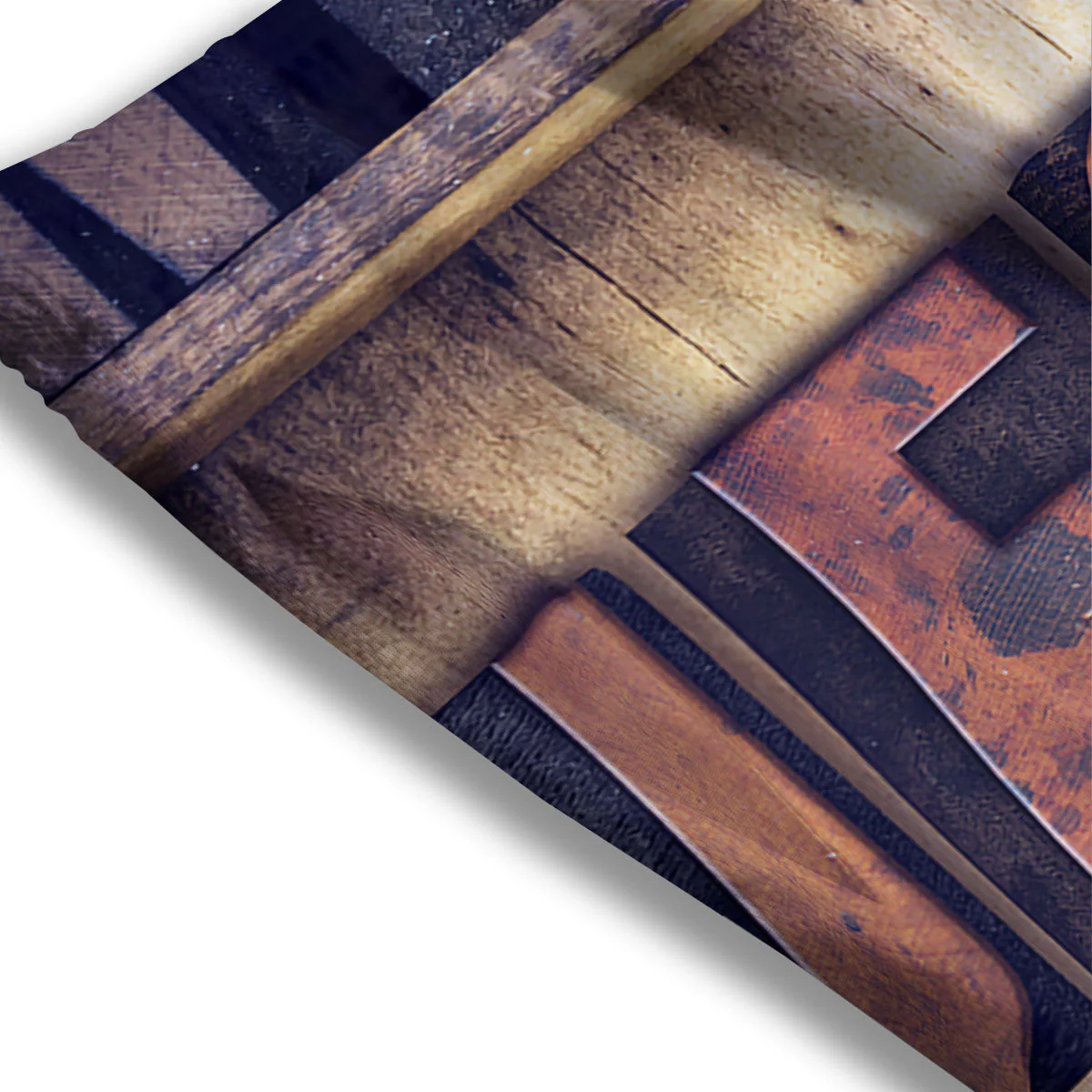 Religious Jesus Words Print Mesh Shorts - Image 3