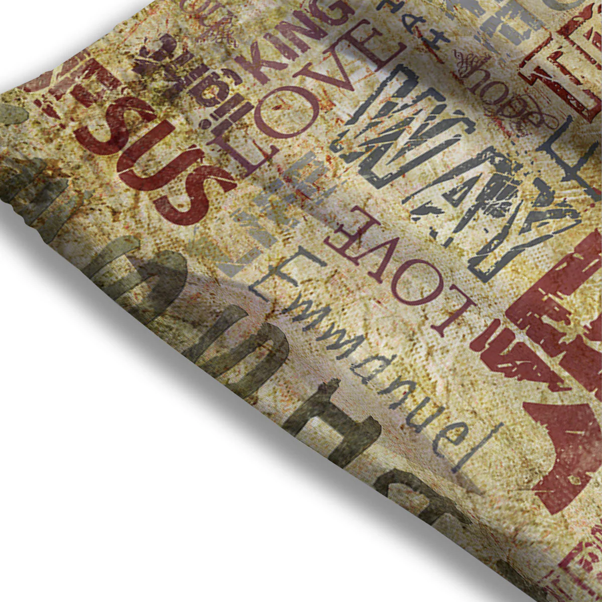 Religious Of God Word Print Mesh Shorts - Image 3