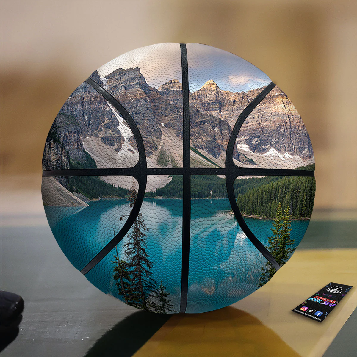 Rocky Mountain Print Basketball