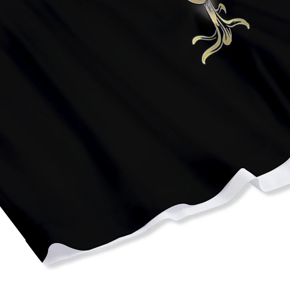 Rooster Golden Print Mesh Shorts - Image 4