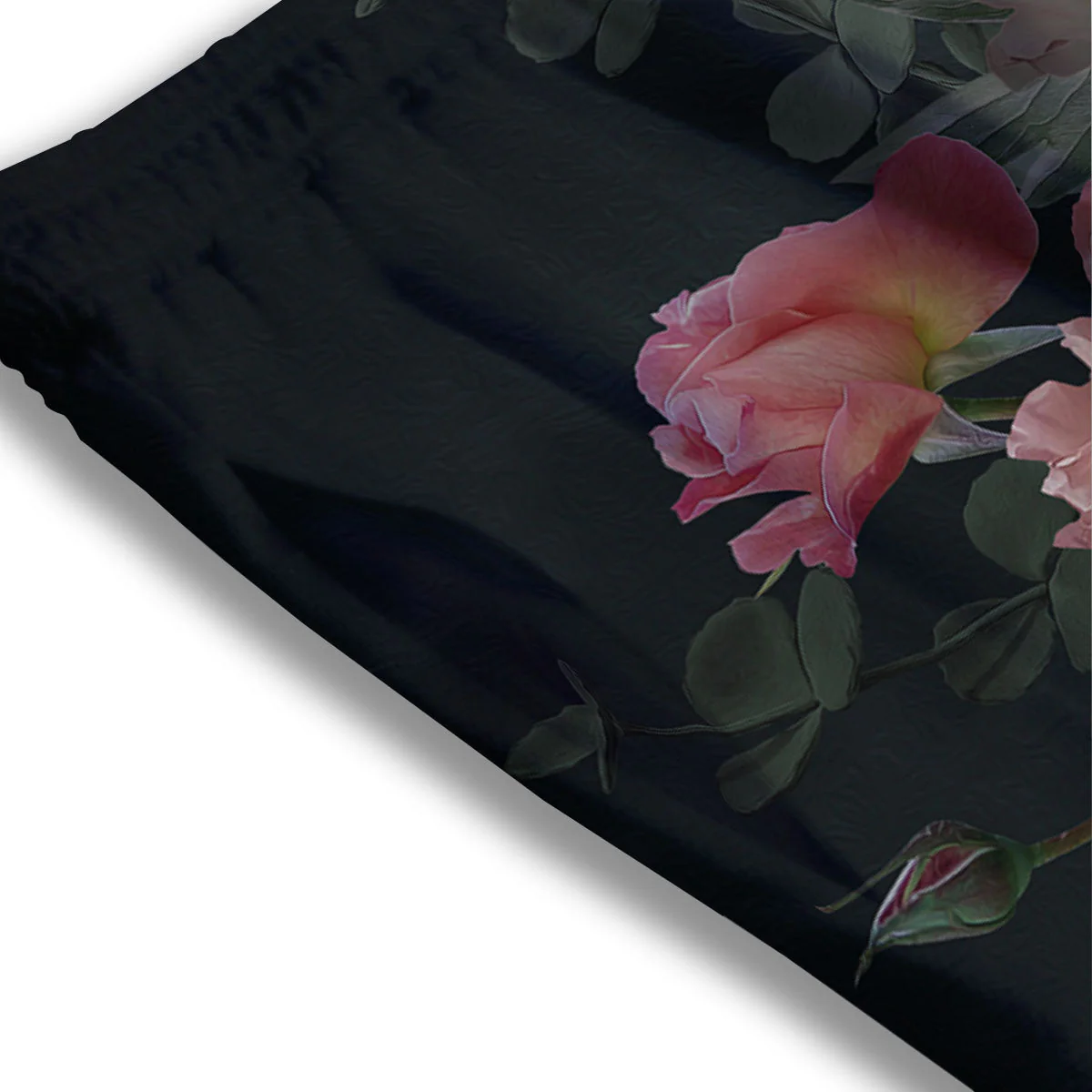 Rose And Peony Print Mesh Shorts - Image 3