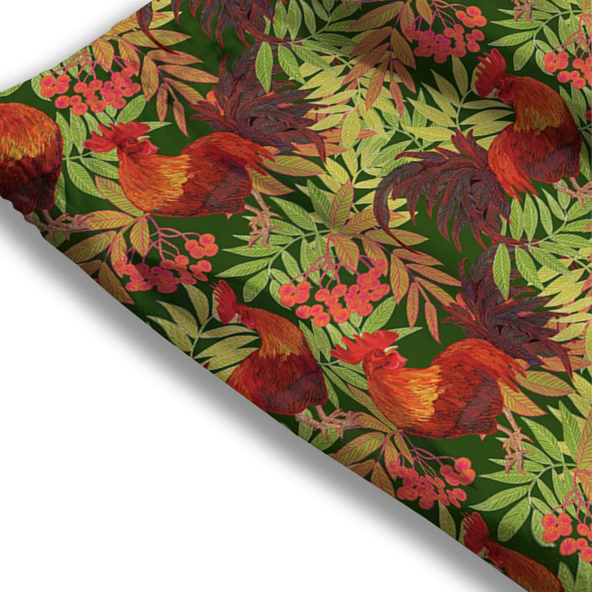 Rowan And Rooster Print Pattern Mesh Shorts - Image 3