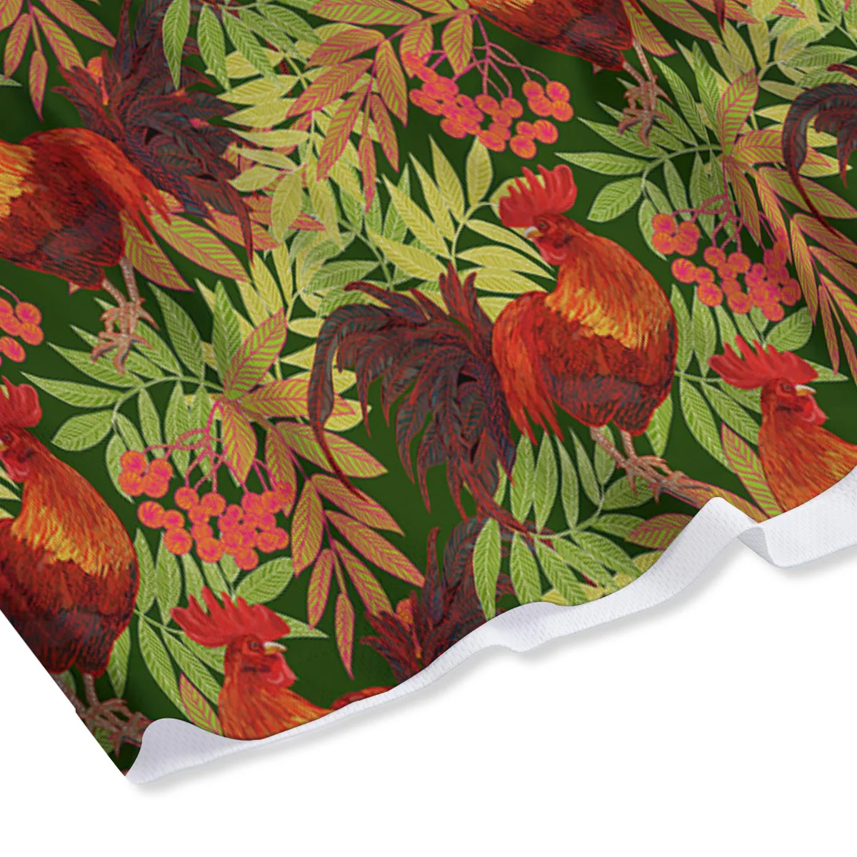 Rowan And Rooster Print Pattern Mesh Shorts - Image 4