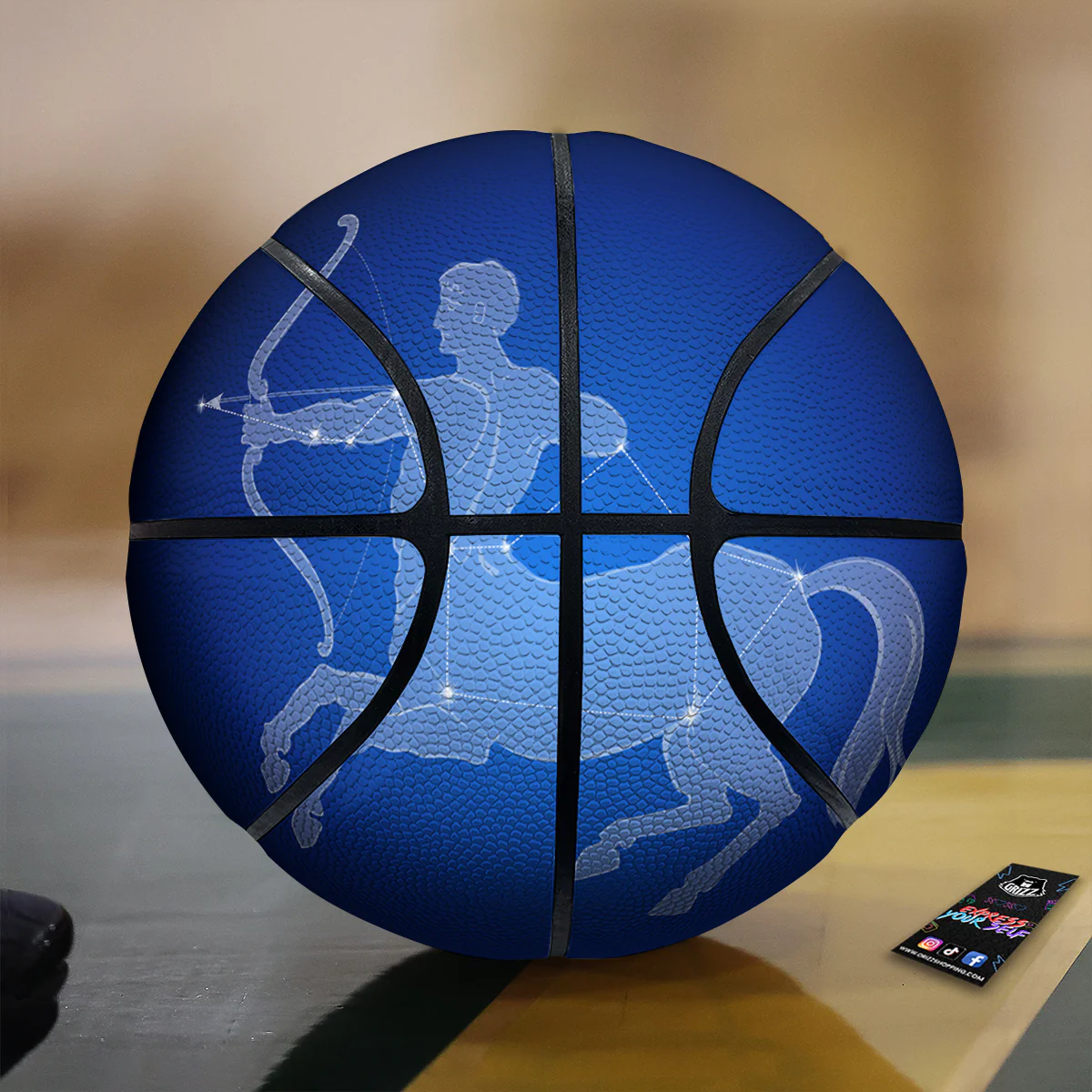 Sagittarius Constellation Print Basketball