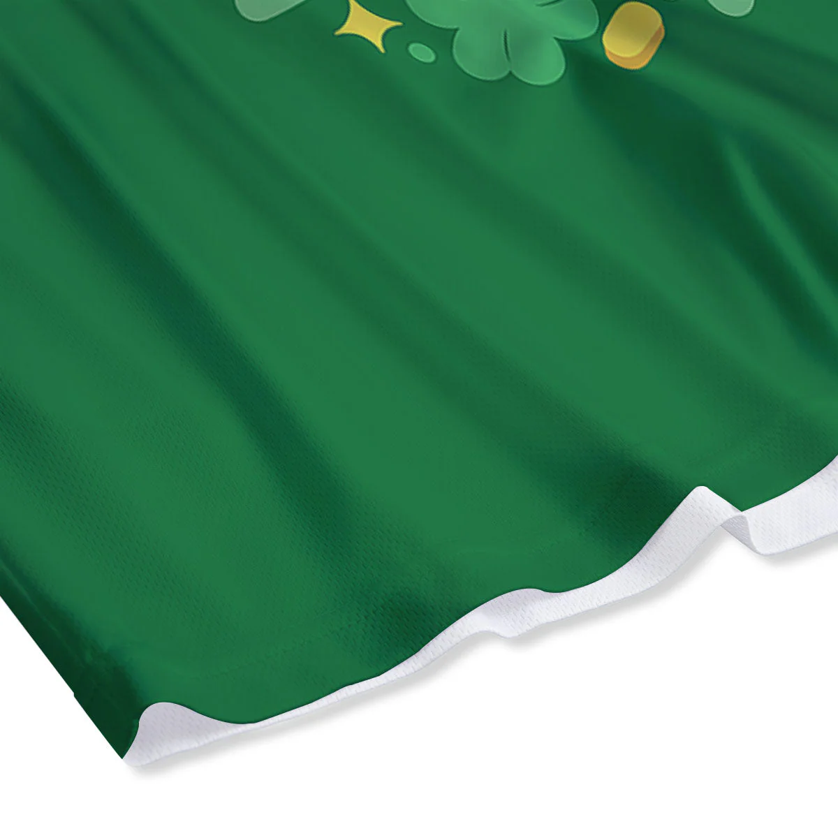 Saint Patrick's Day Green Irish Print Mesh Shorts - Image 4
