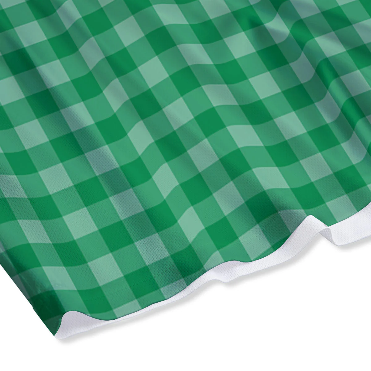Saint Patrick's Day Green Tartan Print Mesh Shorts - Image 4