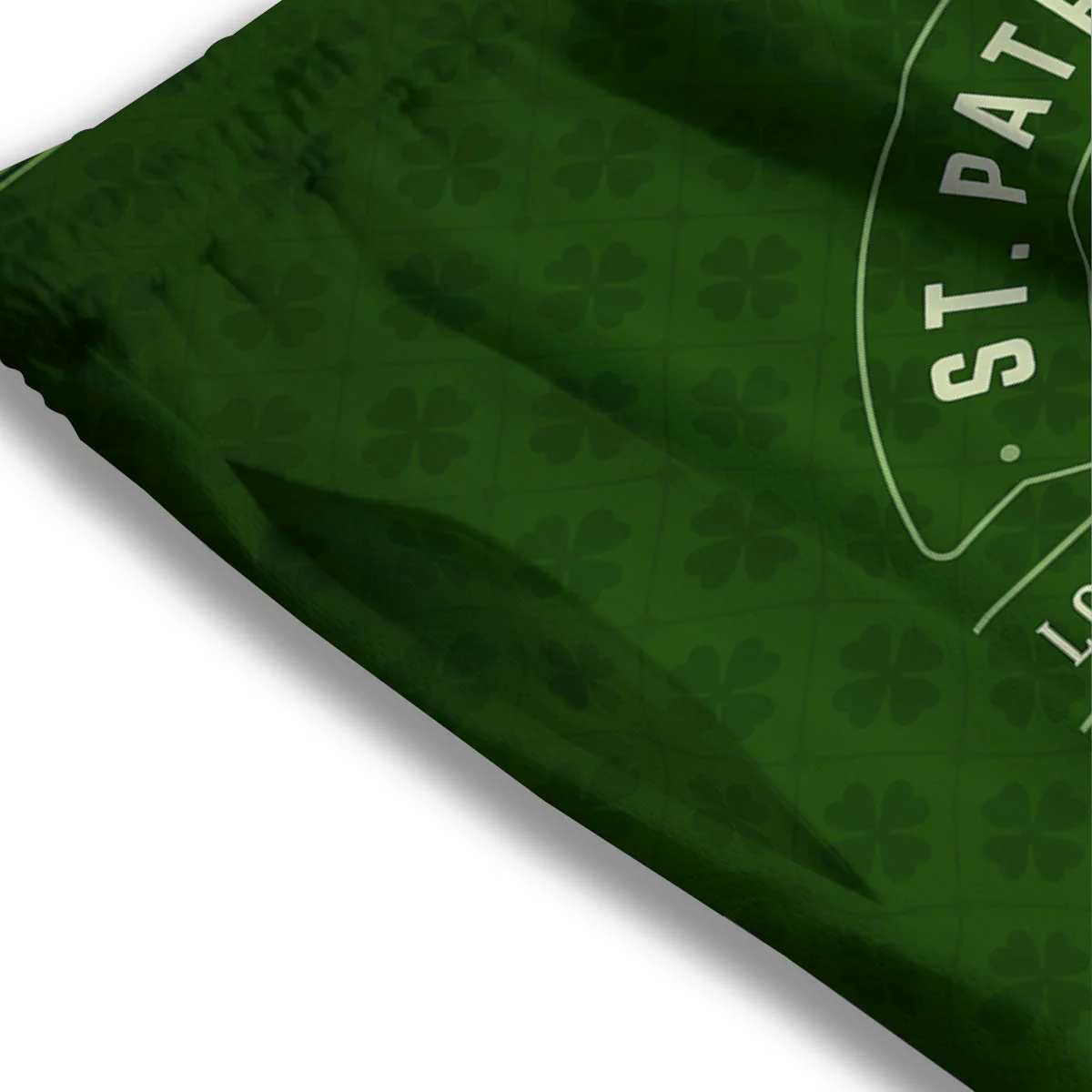 Saint Patrick's Day Irish Clover Print Mesh Shorts - Image 3