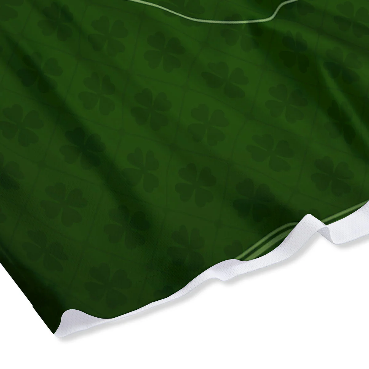 Saint Patrick's Day Irish Clover Print Mesh Shorts - Image 4