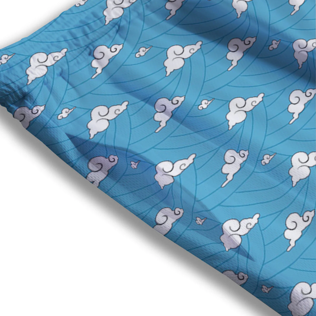Sakonji Print Pattern Mesh Shorts - Image 3