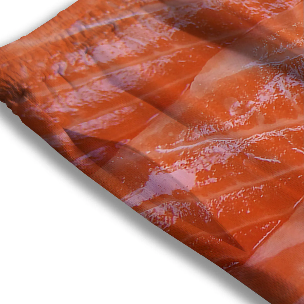 Salmon Print Mesh Shorts - Image 3