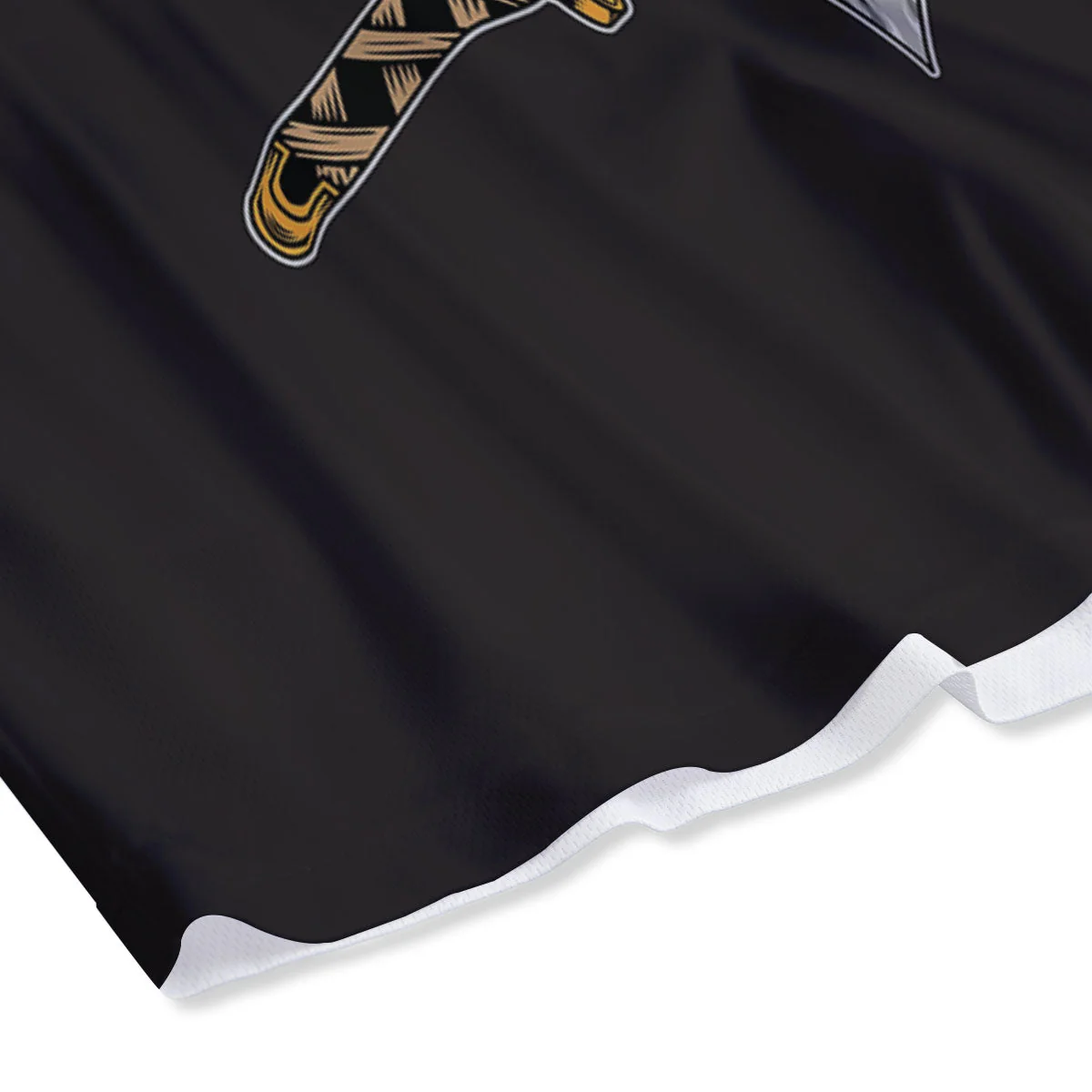 Samurai Demon Print Mesh Shorts - Image 4
