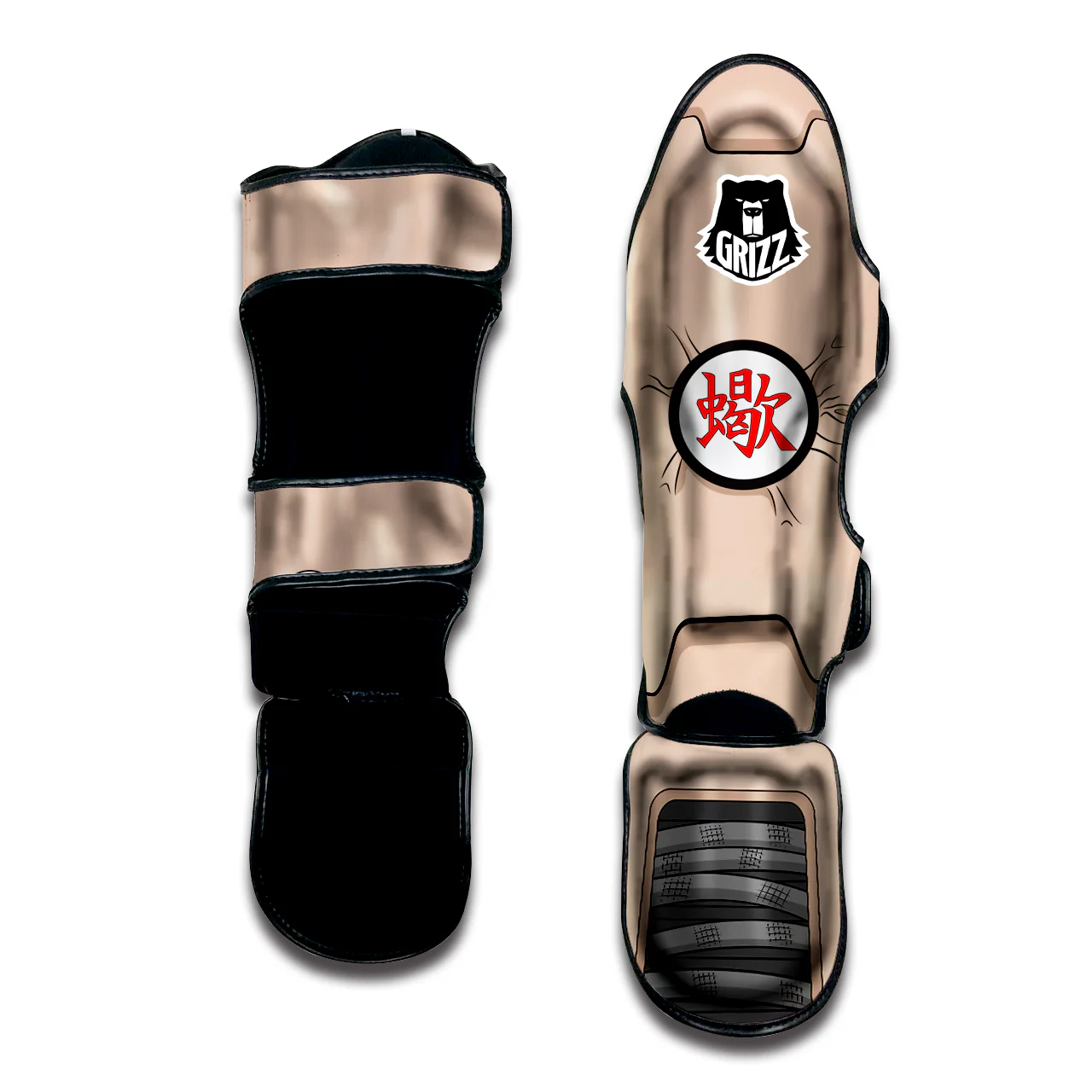 Sasori Akatsuki Muay Thai Shin Guards - Image 3