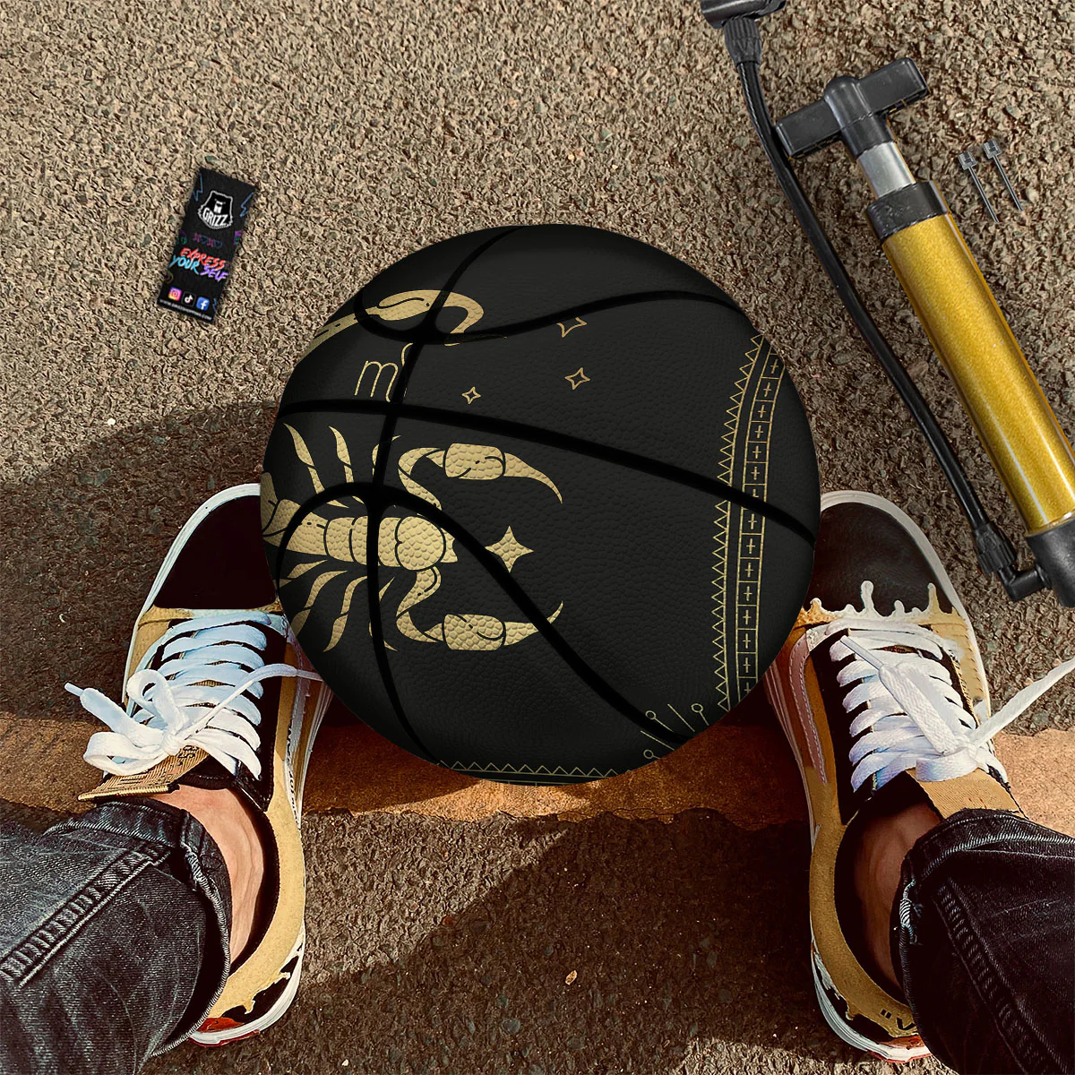 Scorpio Sign Astrological Print Basketball - Image 2