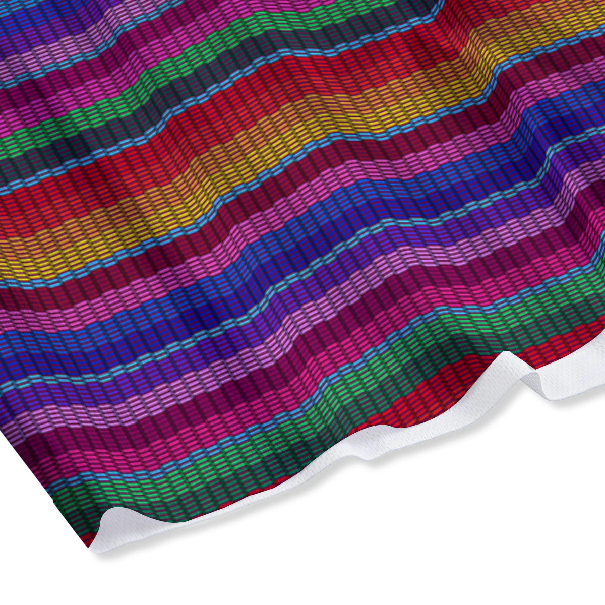 Serape Mexican Colorful Print Pattern Mesh Shorts - Image 4