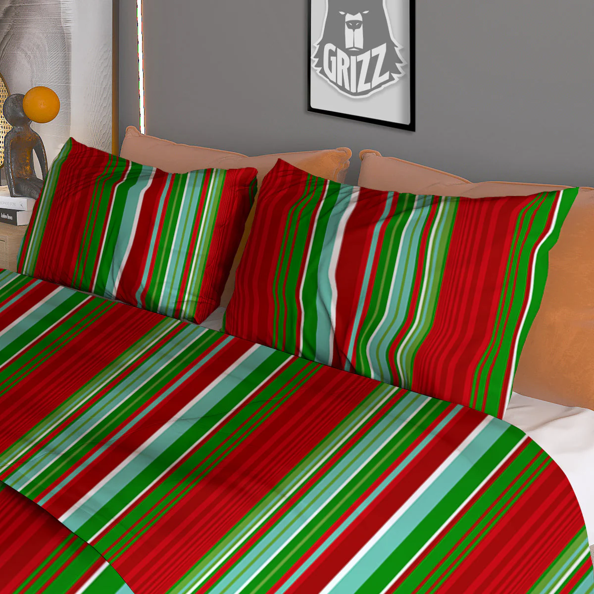 Serape Mexican Vintage Print Pattern Duvet Cover Bedding Set - Image 3