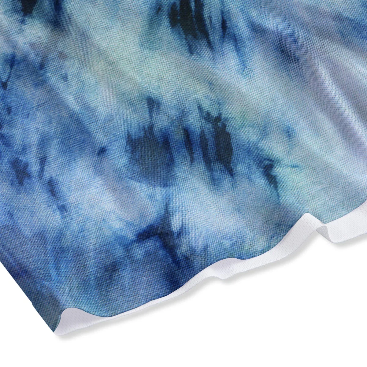 Shibori Tie Dye Print Mesh Shorts - Image 4