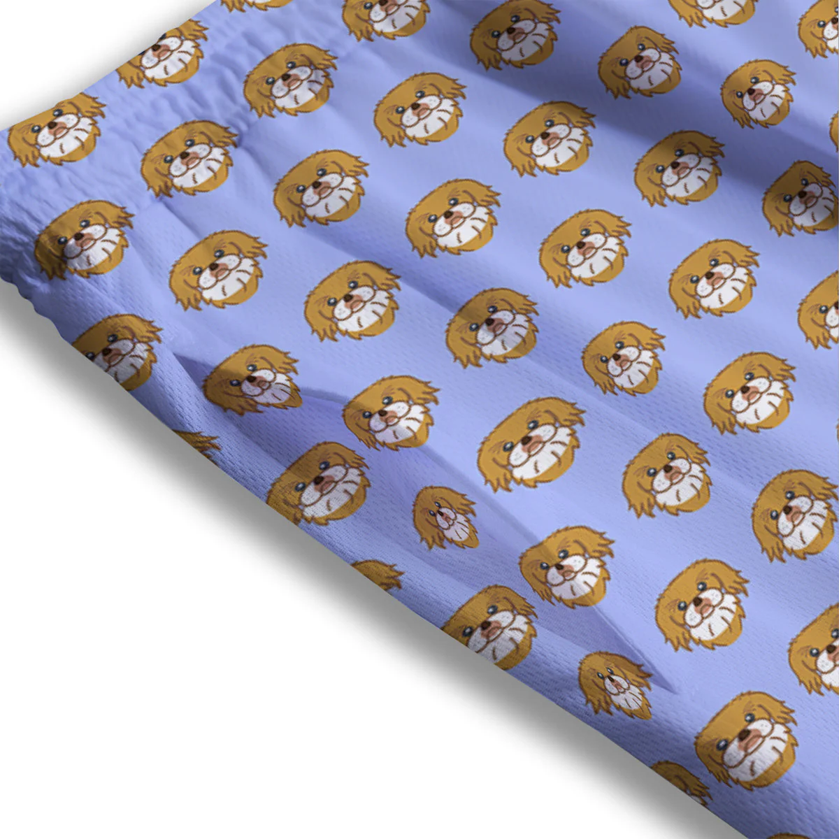 Shih Tzu Cute Print Pattern Mesh Shorts - Image 3