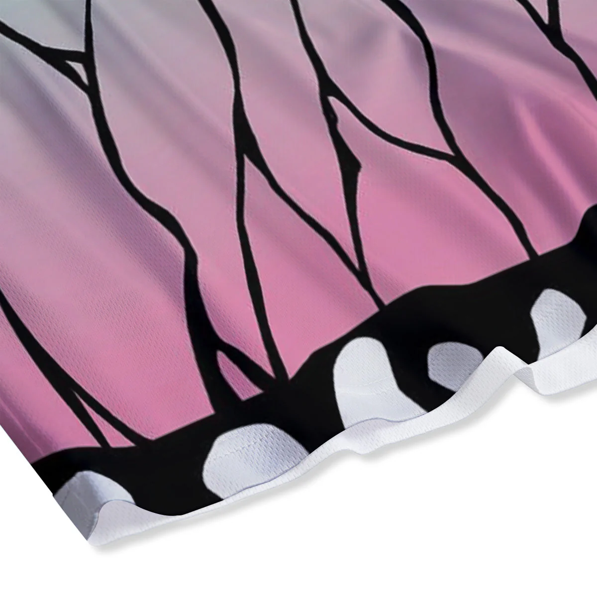 Shinobu Print Pattern Mesh Shorts - Image 4