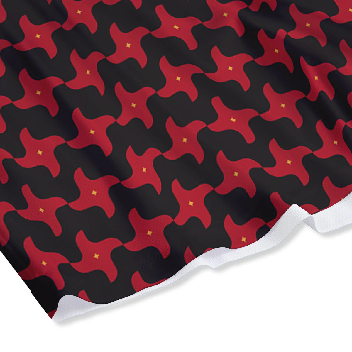 Shuriken Ninja Print Pattern Mesh Shorts - Image 4