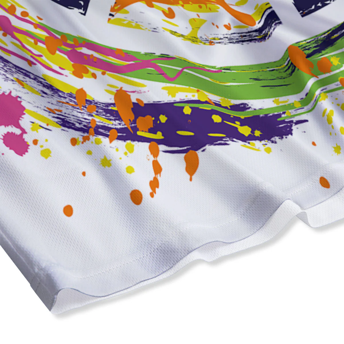 Sign Peace Rasta Print Mesh Shorts - Image 4