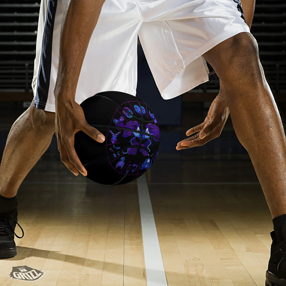 Signs Astrological And Gemini Print Basketball - Image 3