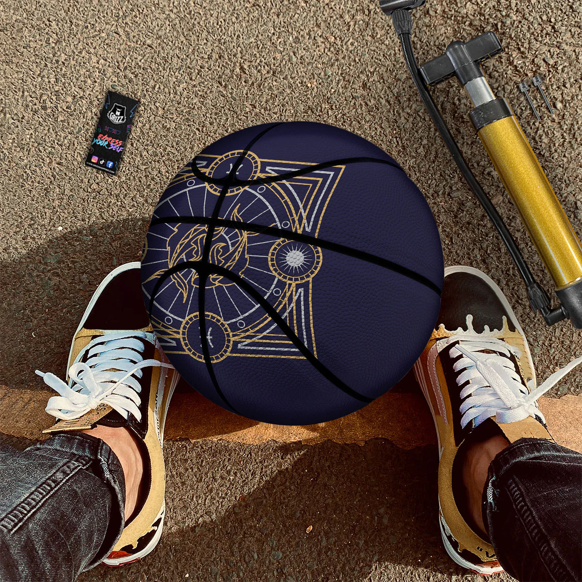 Signs Astrological And Pisces Print Basketball - Image 2