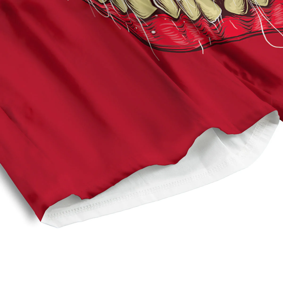 Sinister Smile Print Men's Athletic Shorts - Image 4