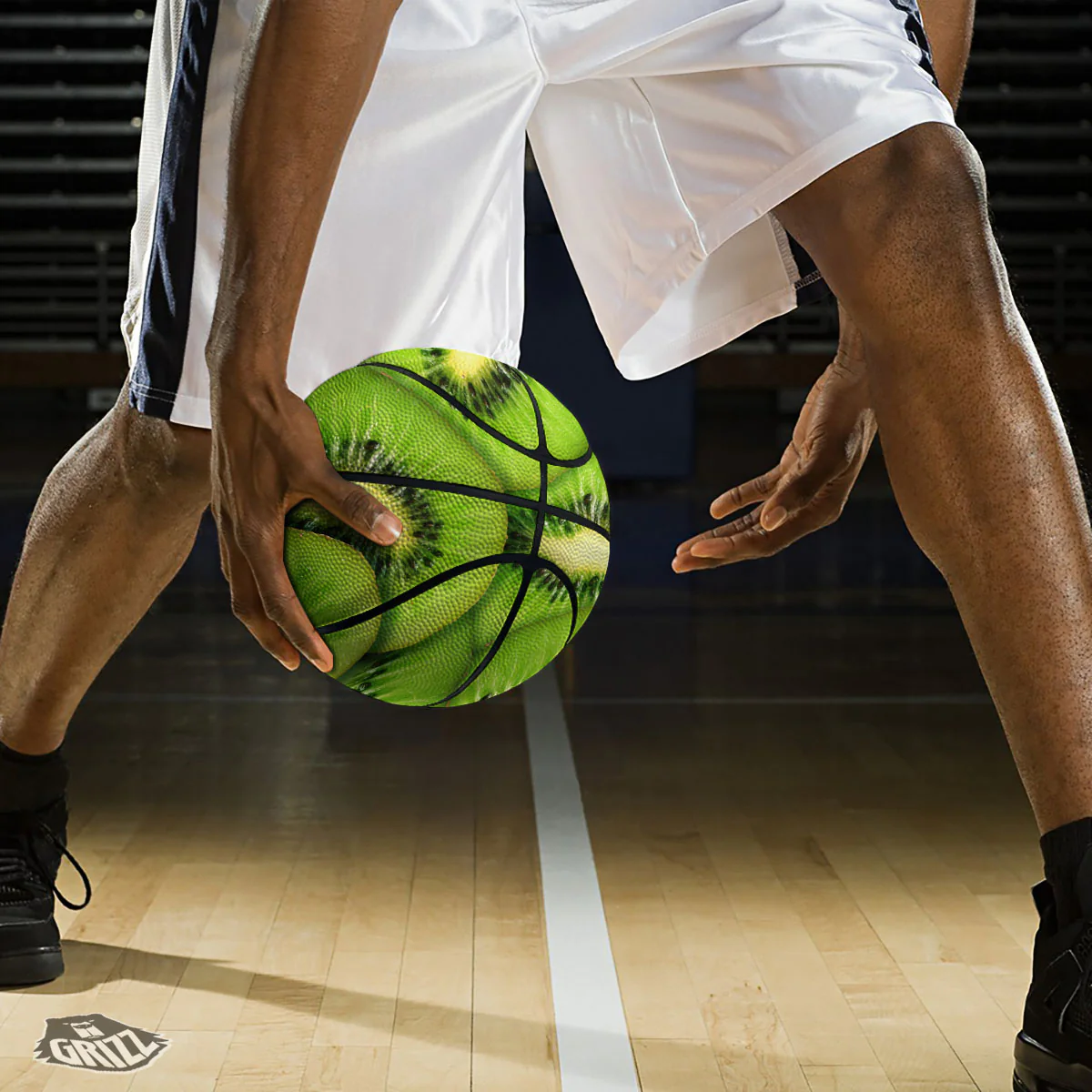 Slices Kiwi Print Basketball - Image 3