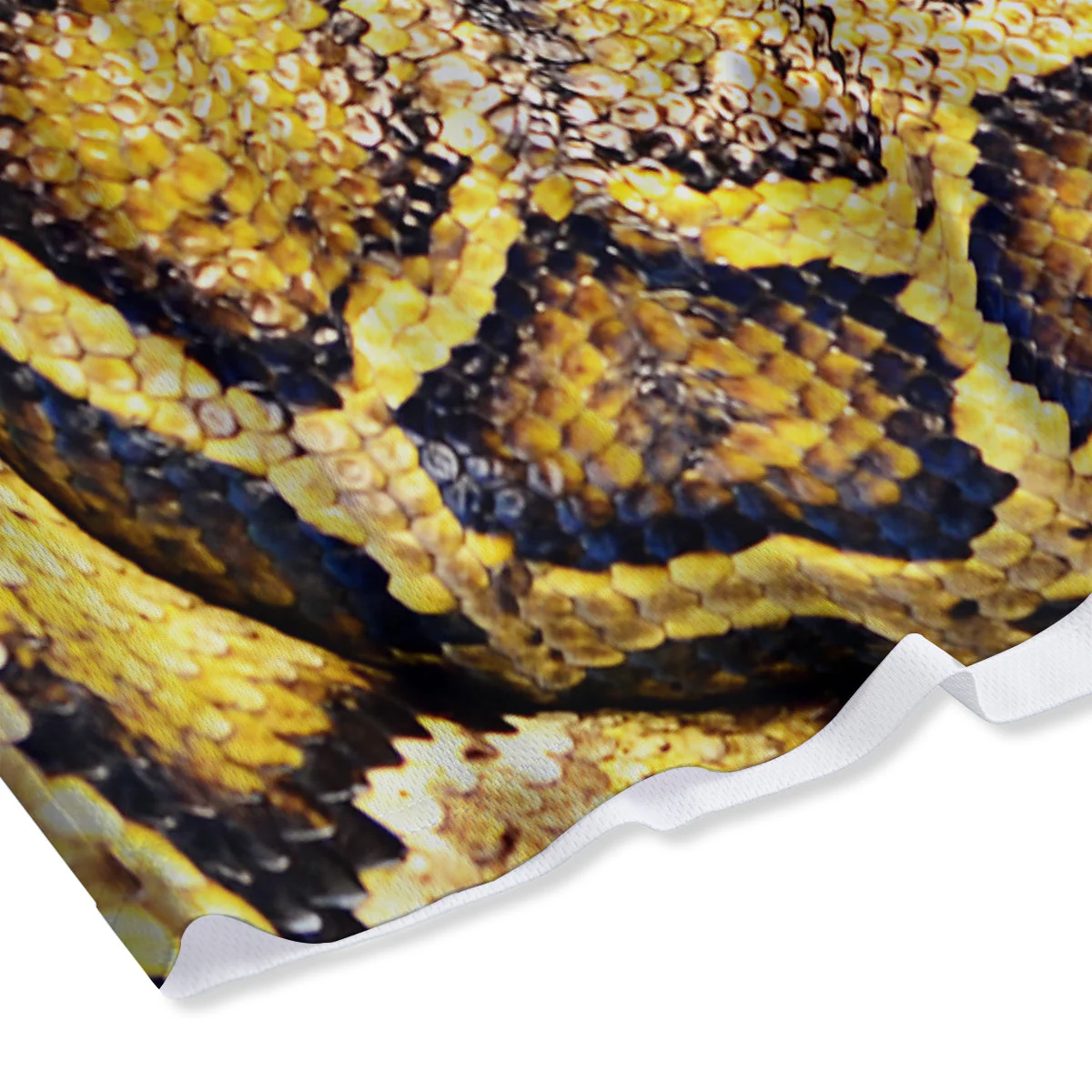 Snake Burmese Python Print Mesh Shorts - Image 4