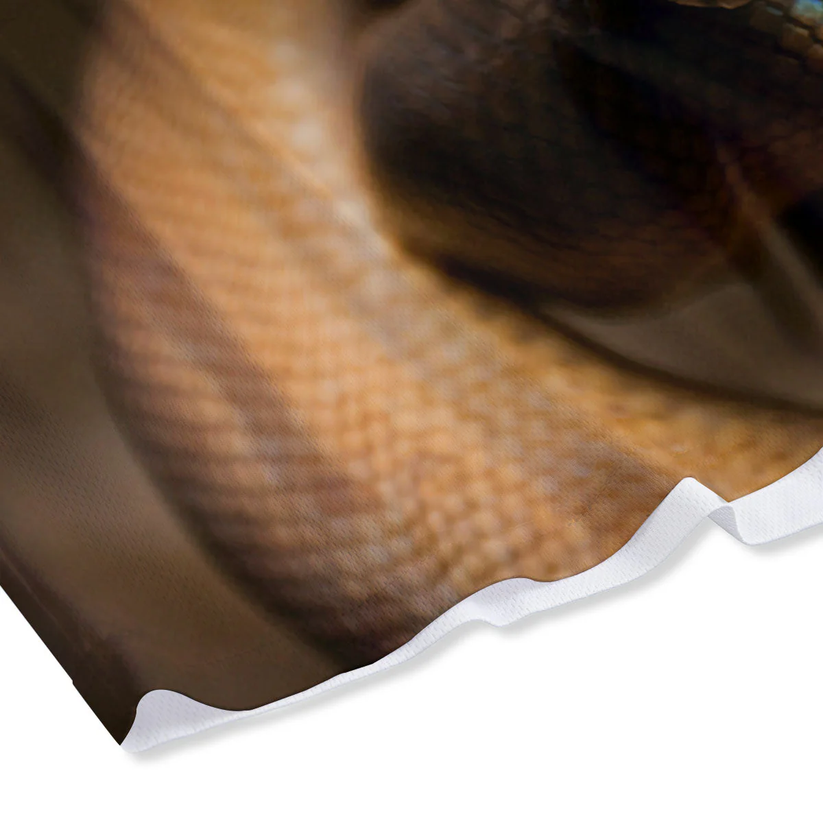 Snake Leiopython Print Mesh Shorts - Image 4