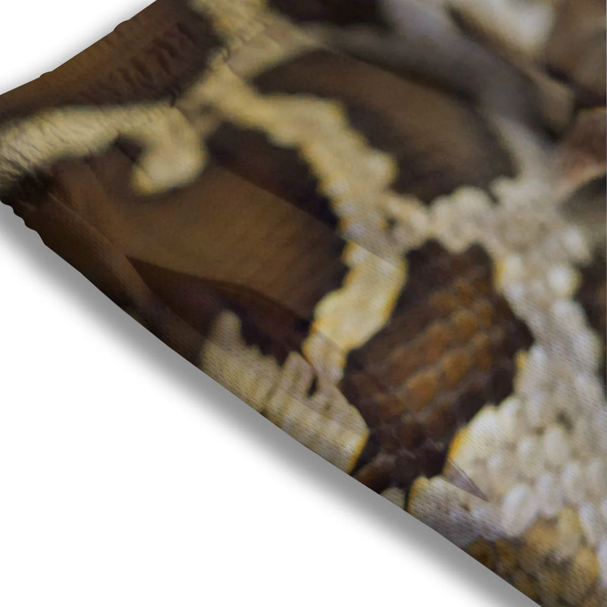 Snake Python Print Mesh Shorts - Image 3