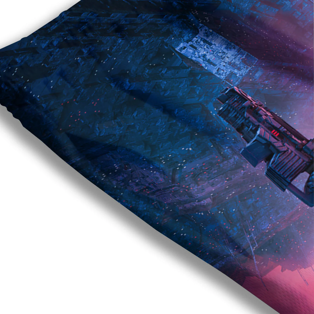 Soldiers Cyberpunk Print Mesh Shorts - Image 3