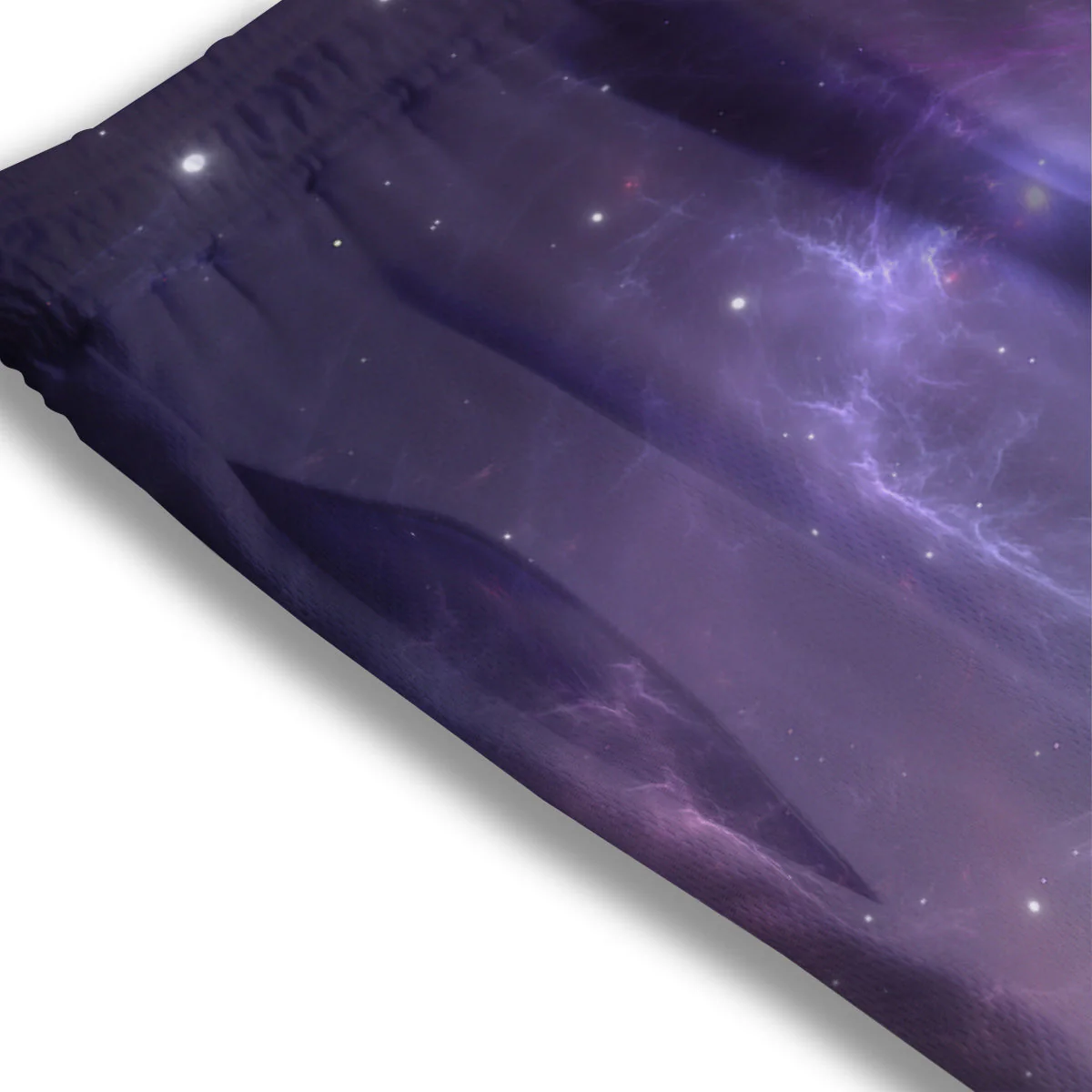 Space Cosmic Print Mesh Shorts - Image 3